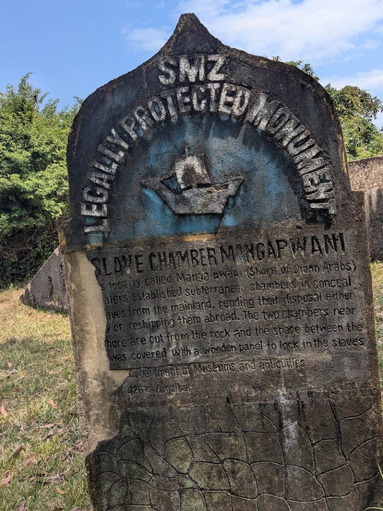 zanzibar slave trade monument | Kori Safaris zanzibar slave trade monument